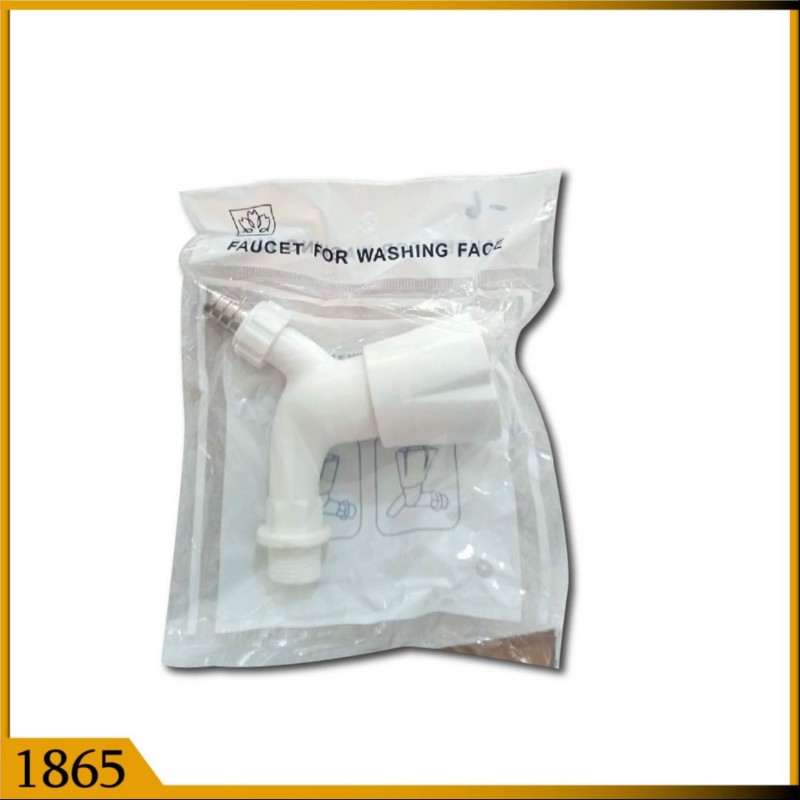 GARDEN TAP ABS ROU HEAD WHT (1865)